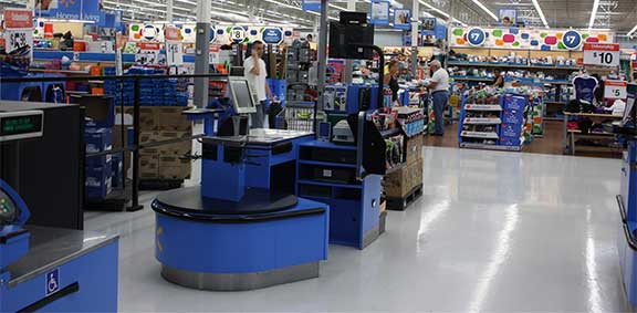 Epoxy Flooring Application Retail Stores